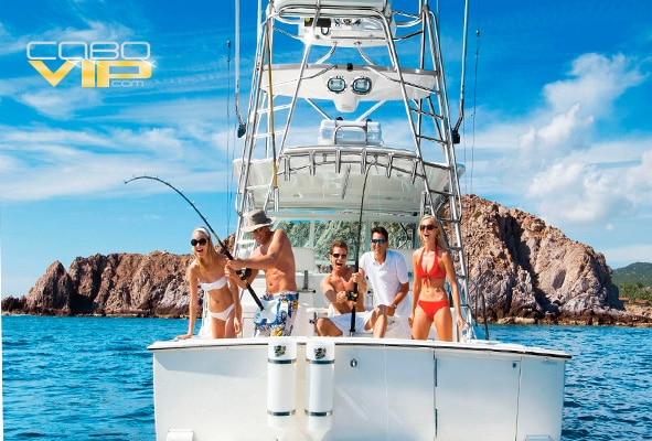 Botes para pescar en Los Cabos